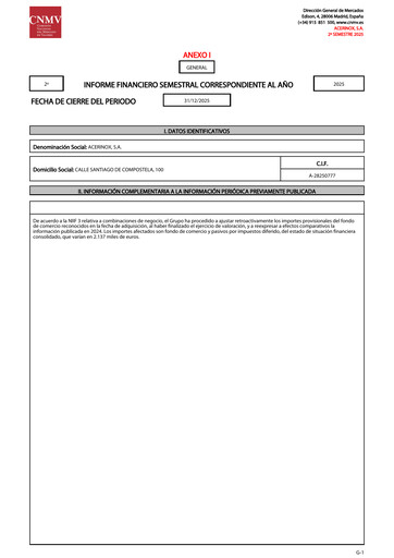 Thumbnail Acerinox Financial Report 2025-h2