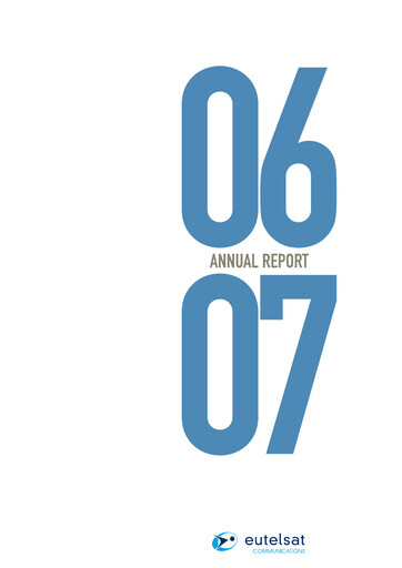 Thumbnail Eutelsat Annual Report 2006-2007