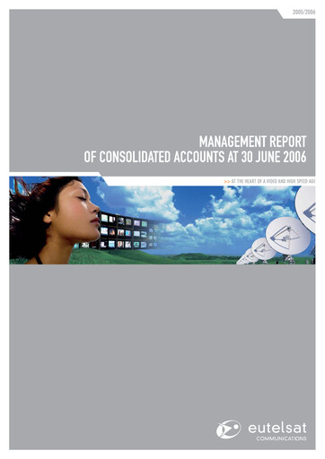 Thumbnail Eutelsat Financial Report fy2006
