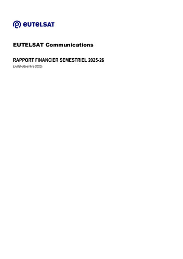 Thumbnail Eutelsat Financial Report 2025-2026