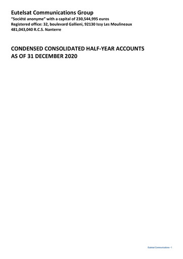 Thumbnail Eutelsat Financial Statement 2020-2021-h1