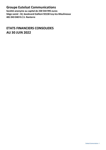 Thumbnail Eutelsat Financial Statement 2022