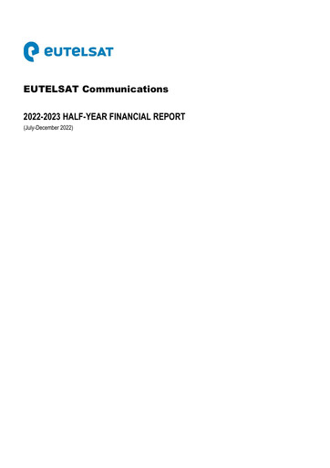 Thumbnail Eutelsat Half-year Report 2022-h1