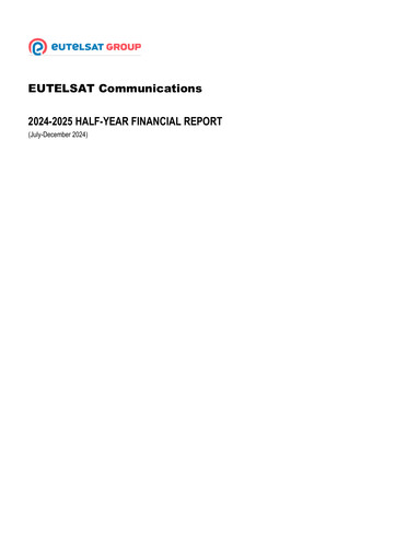 Thumbnail Eutelsat Half-year Report 2024-h1
