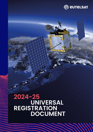 Thumbnail Eutelsat Universal Registration Document 2024-2025
