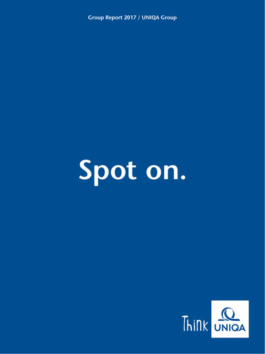 Thumbnail Uniqa Insurance Group
 Annual Report 2017