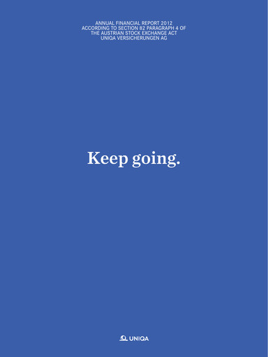 Thumbnail Uniqa Insurance Group
 Financial Statement 2012