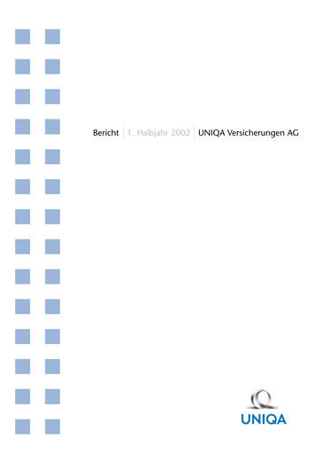 Thumbnail Uniqa Insurance Group
 Half-year Report 2002-h1