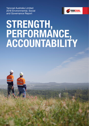 Thumbnail Yancoal ESG Report 2018