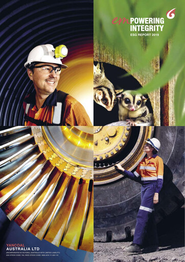 Thumbnail Yancoal ESG Report 2019