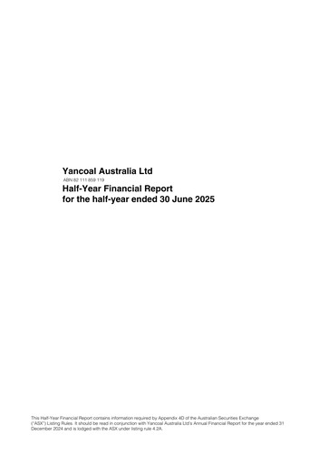 Thumbnail Yancoal Half-year Report 2025-h1
