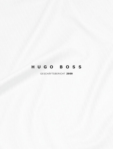 Vorschaubild HUGO BOSS Jahresbericht 2009