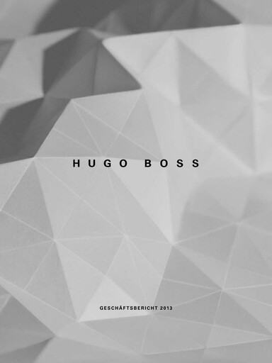 Vorschaubild HUGO BOSS Jahresbericht 2013