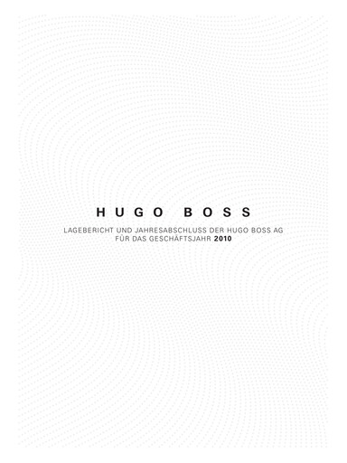 Thumbnail HUGO BOSS Financial Statement 2010