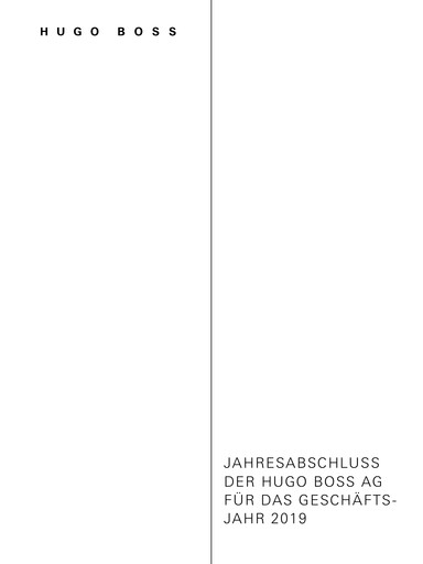 Thumbnail HUGO BOSS Financial Statement 2019