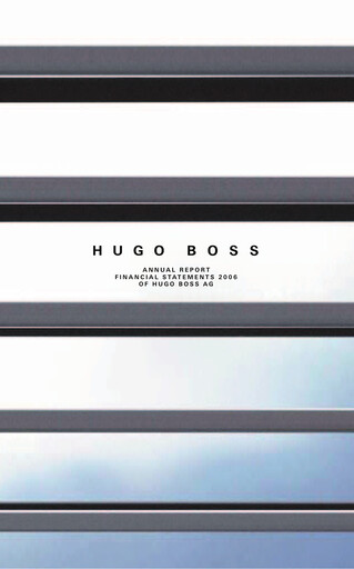 Thumbnail HUGO BOSS Financial Statement 2006