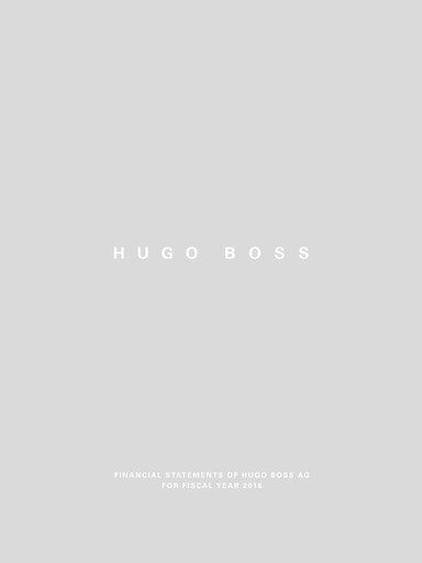 Thumbnail HUGO BOSS Financial Statement 2016