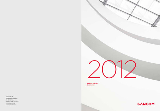Thumbnail Cancom Annual Report 2012