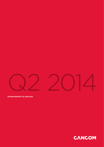 Thumbnail Cancom Half-year Report 2014-h1