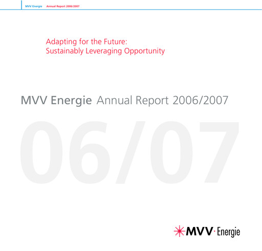 Thumbnail MVV Energie Annual Report 2006-2007