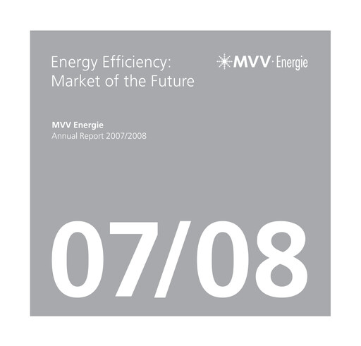 Thumbnail MVV Energie Annual Report 2007-2008