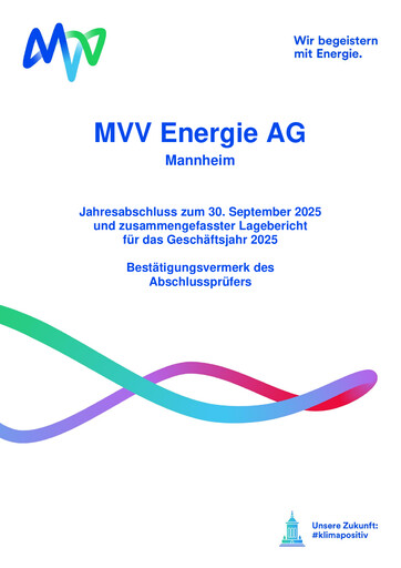 Thumbnail MVV Energie Financial Statement 2025