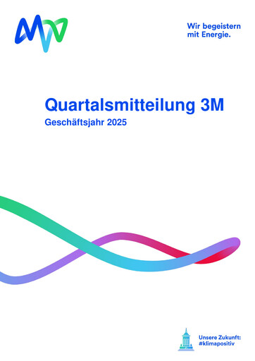 Miniature MVV Energie Rapport trimestriel 2025-q1