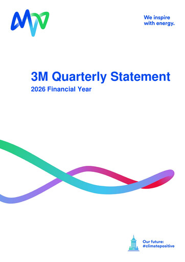 Miniature MVV Energie Rapport trimestriel 2026-q1