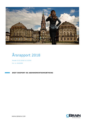 Thumbnail cBrain Annual Report 2018