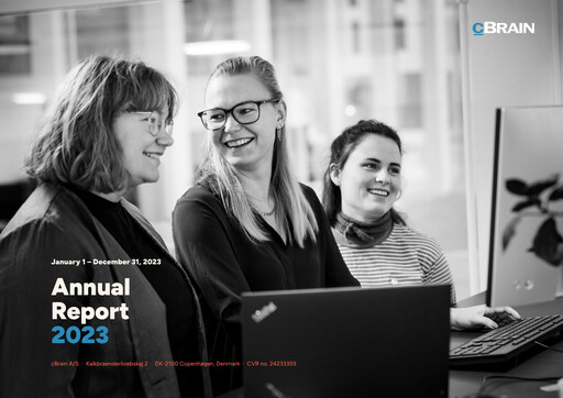 Thumbnail cBrain Annual Report 2023