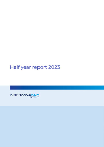 Thumbnail Air France-KLM
 Half-year Report 2023
