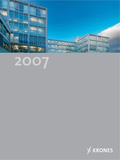 Thumbnail Krones Annual Report 2007