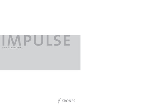 Thumbnail Krones Annual Report 2008