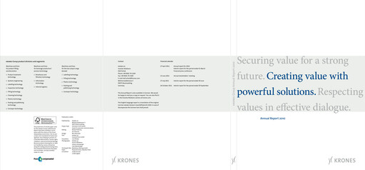 Thumbnail Krones Annual Report 2010