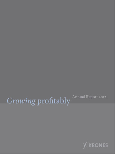 Thumbnail Krones Annual Report 2012