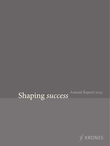 Thumbnail Krones Annual Report 2013