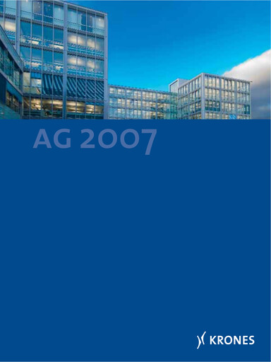 Thumbnail Krones Financial Statement 2007