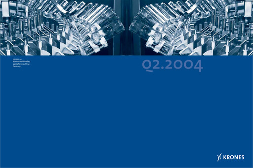 Thumbnail Krones Half-year Report 2004-h1