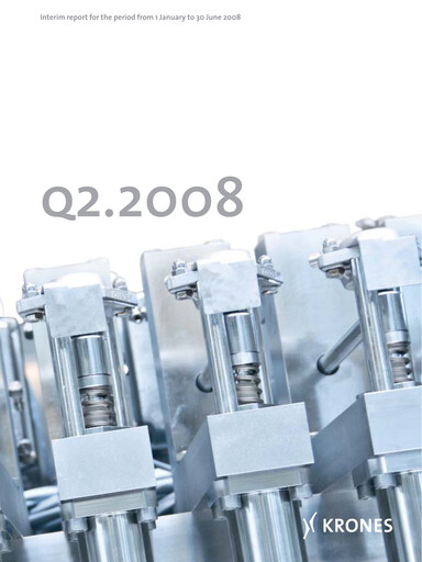 Thumbnail Krones Half-year Report 2008-h1
