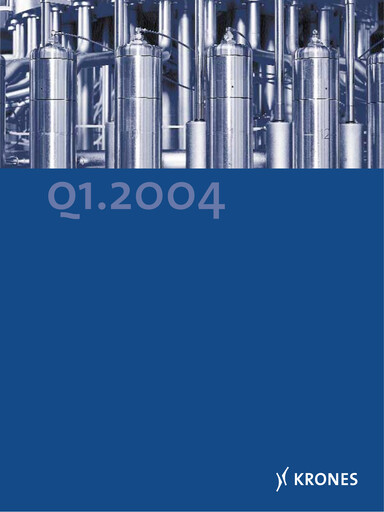 Thumbnail Krones Quarterly Report 2004-q1