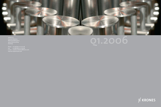 Thumbnail Krones Quarterly Report 2006-q1