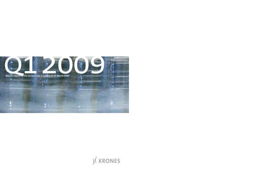 Thumbnail Krones Quarterly Report 2009-q1