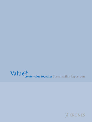 Thumbnail Krones Sustainability Report 2011