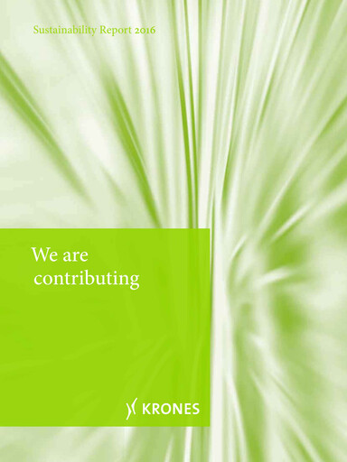 Thumbnail Krones Sustainability Report 2016