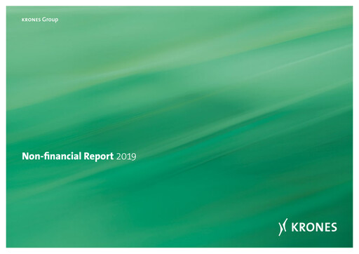 Thumbnail Krones Sustainability Report 2019