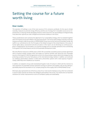 Vorschaubild Immofinanz ESG-Bericht 2023