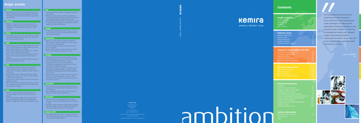 Thumbnail Kemira Annual Report 2006