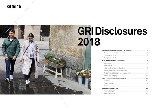 Thumbnail Kemira Sustainability Report 2018