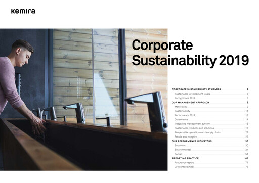 Thumbnail Kemira Sustainability Report 2019