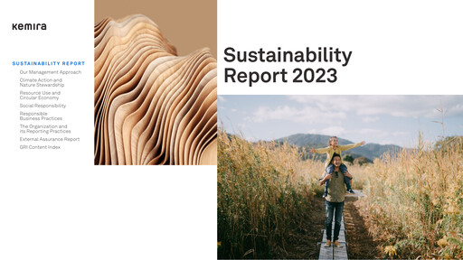 Thumbnail Kemira Sustainability Report 2023